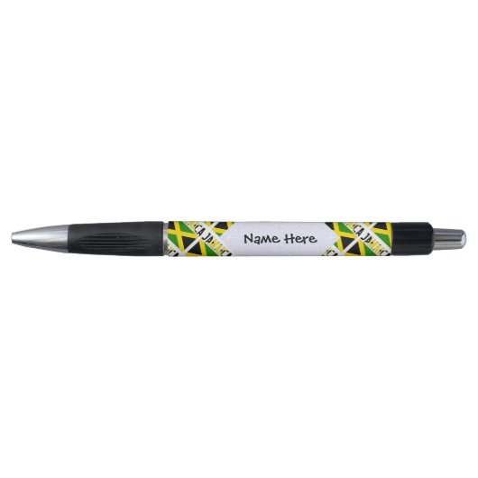 Jamaica en Jamaicaanse vlag gepersonaliseerd Pen (Voorkant)