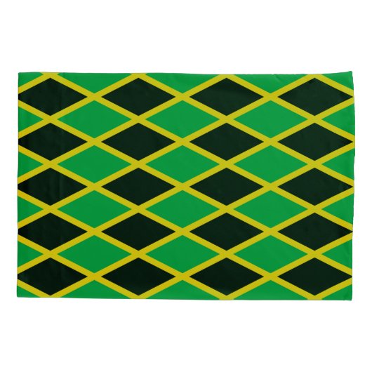 Jamaica en Jamaicaanse vlag Mode patroon/reggae Kussensloop (Achterkant)