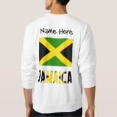 Jamaica en Jamaicaanse vlag op persoonlijke titel Trui (Achterkant)