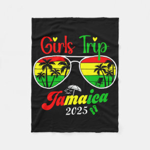 Jamaica Family Reunion Meisjes Trip 2025 Vakantie Fleece Deken