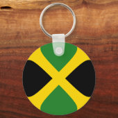Jamaica Fisheye Flag Sleutelhanger (Voorkant)