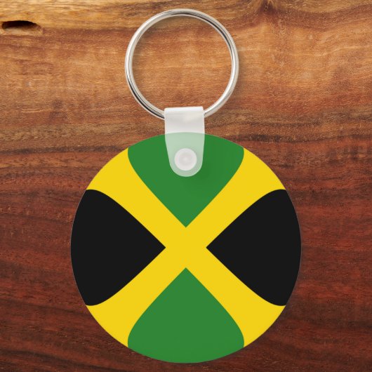 Jamaica Fisheye Flag Sleutelhanger (Voorkant)