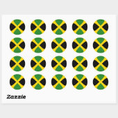 Jamaica Fisheye Vlag Sticker (Vel)