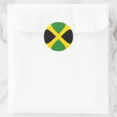 Jamaica Fisheye Vlag Sticker (Tas)