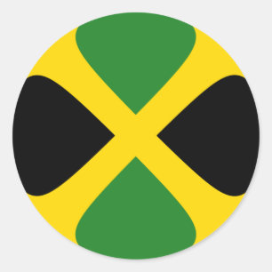 Jamaica Fisheye Vlag Sticker