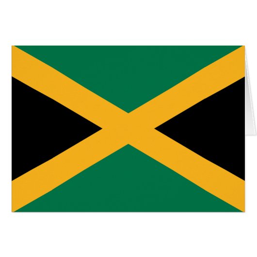 Jamaica Flag (Voorkant Horizontaal)