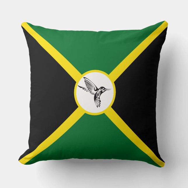 Jamaica Flag 01 Kussen (Voorkant)