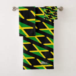 Jamaica Flag 03 Bad Handdoek
