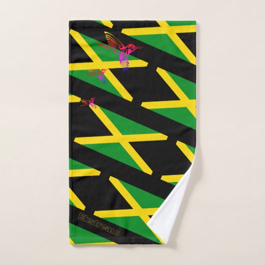 Jamaica Flag 03 Bad Handdoek (Handdoek)