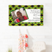 JAMAICA FLAG 90th Birthday Any Age Photo Spandoek (Insitu)