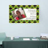 JAMAICA FLAG 90th Birthday Any Age Photo Spandoek (Beurs)