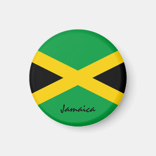 Jamaica flag & America - reis-/sportfans Magneet