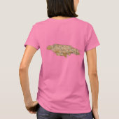Jamaica Flag and Map dk T-Shirt (Achterkant)