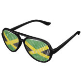 Jamaica Flag Aviator Zonnebril (Gekanteld)