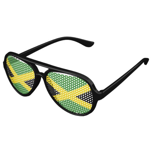 Jamaica Flag Aviator Zonnebril (Gekanteld)