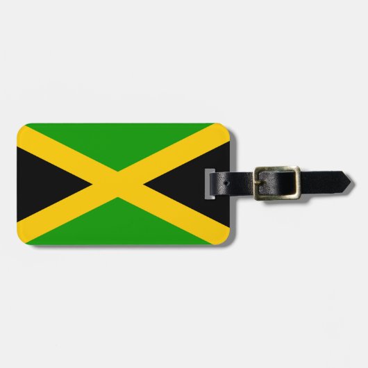Jamaica Flag Bagagelabel (Voorkant horizontaal)
