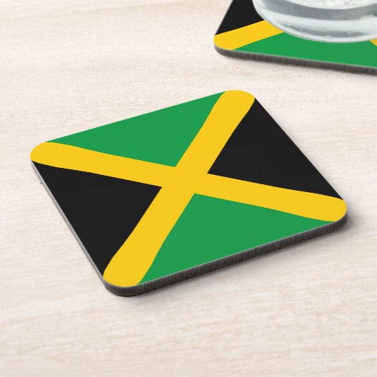 Jamaica Flag Bier Onderzetter (Linkerzijde)