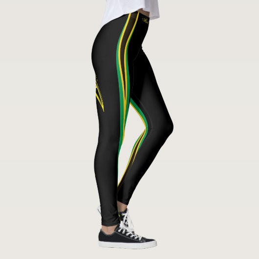 JAMAICA FLAG BLACK LEGGINGS HAVIC ACD (Rechts)