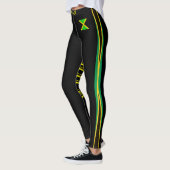 JAMAICA FLAG BLACK LEGGINGS HAVIC ACD (Links)