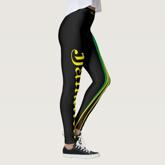 JAMAICA FLAG BLACK LEGGINGS HAVIC ACD (Rechts)