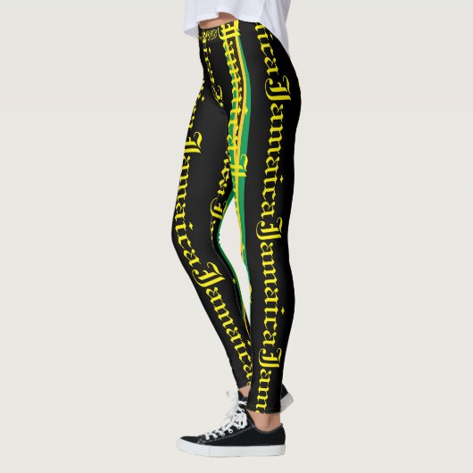 JAMAICA FLAG BLACK LEGGINGS HAVIC ACD (Links)