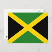 Jamaica Flag Briefkaart (Voorkant / Achterkant)