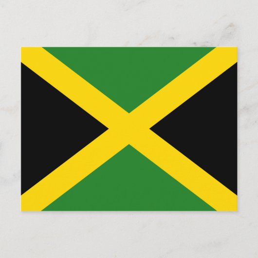 Jamaica Flag Briefkaart (Voorkant)
