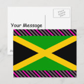Jamaica Flag Briefkaart (Voorkant / Achterkant)