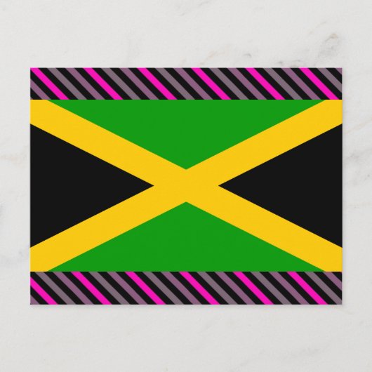 Jamaica Flag Briefkaart (Voorkant)