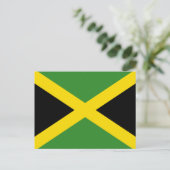 Jamaica Flag Briefkaart (Staand voorkant)