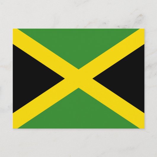 Jamaica Flag Briefkaart (Voorkant)