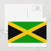 Jamaica Flag Briefkaart (Voorkant / Achterkant)