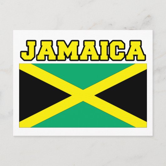 Jamaica Flag Briefkaart (Voorkant)