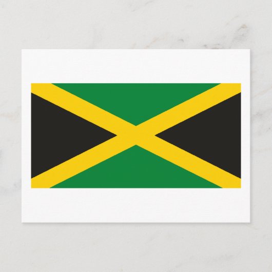 Jamaica Flag Briefkaart (Voorkant)