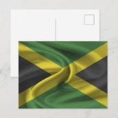 Jamaica Flag Briefkaart (Voorkant / Achterkant)