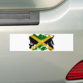 Jamaica Flag Bumpersticker (Op auto)