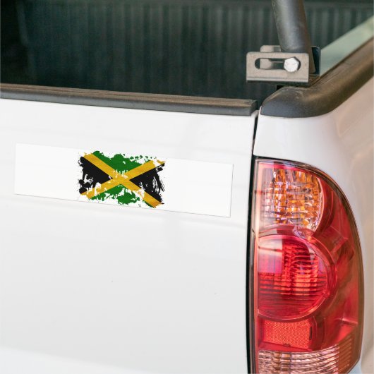 Jamaica Flag Bumpersticker (Op Truck)