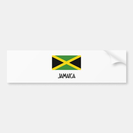 Jamaica Flag Bumpersticker (Voorkant)
