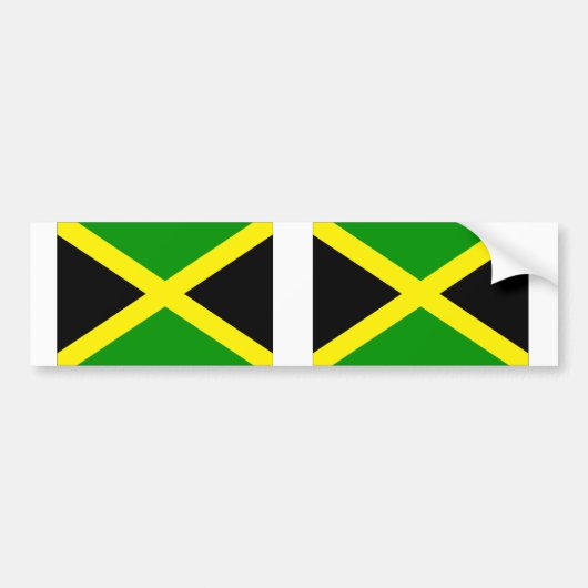 Jamaica Flag Bumpersticker (Voorkant)