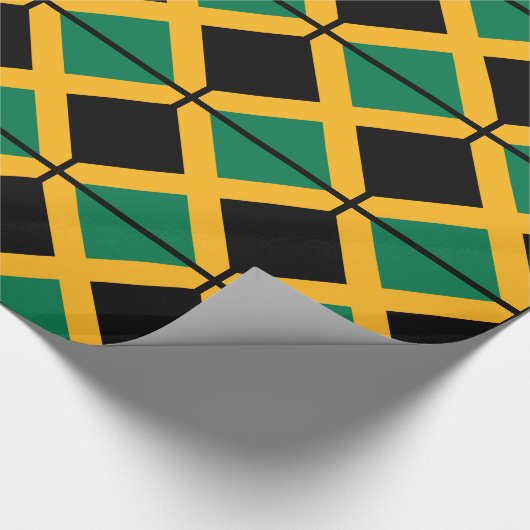 Jamaica Flag Cadeaupapier (Hoek)