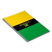 Jamaica Flag Colors Modern Notitieboek (Rechterzijde)