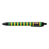 Jamaica Flag Cute Patriotic Zwarte Inkt Pen (Bodem)