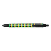Jamaica Flag Cute Patriotic Zwarte Inkt Pen (Achterkant)