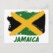 Jamaica Flag Design Briefkaart (Voorkant)