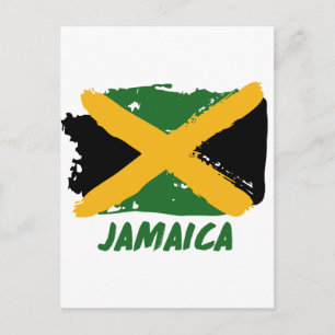 Jamaica Flag Design Briefkaart