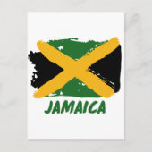 Jamaica Flag Design Briefkaart (Voorkant)
