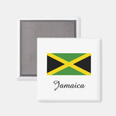 Jamaica Flag Design Magneet (Voorkant / Achterkant)