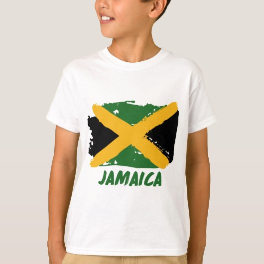 Jamaica Flag Design T-shirt (Voorkant)