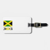 Jamaica Flag en Word Bagagelabel (Voorkant horizontaal)