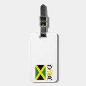 Jamaica Flag en Word Bagagelabel (Voorkant verticaal)